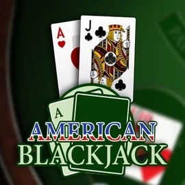American Blackjack logo – Table Games by Habanero at LuckyCapone Casino