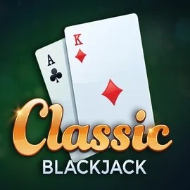 Classic Blackjack logo by Red Tiger Gaming at LuckyCapone Casino