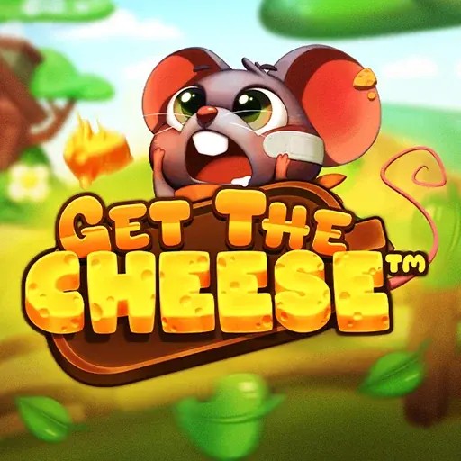 Get The Cheese online game logo by Hacksaw Gaming on luckyscapone.com